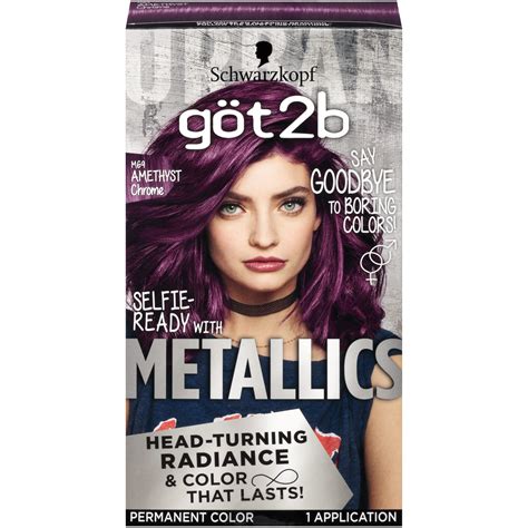 metallic haircolors are also known as|got2b metallics hair color review.